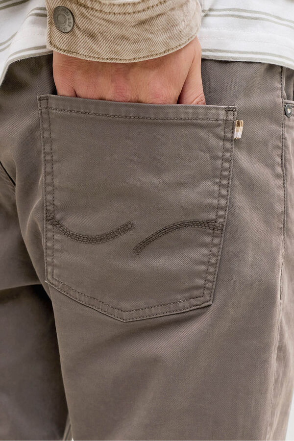 Jack & Jones Cal&ccedil;as b&aacute;sicas regulares Castanho