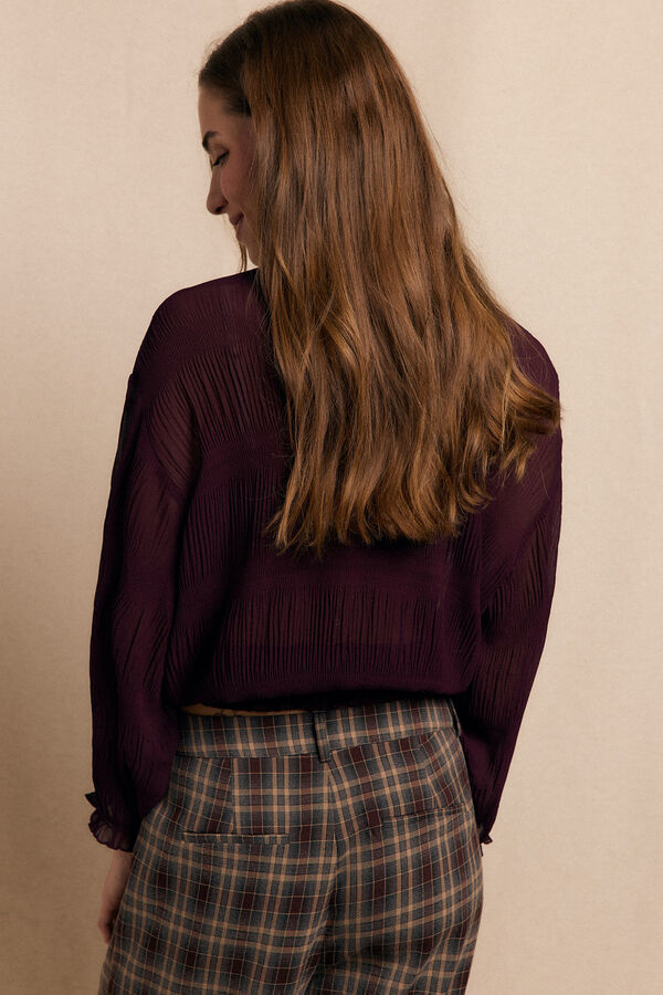 Slowlove Blusa franzida Granada