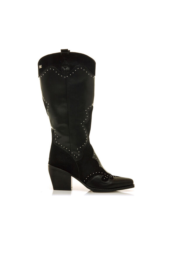 Maria Mare Botas cowboy Negro