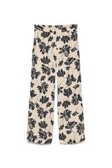 Vero Moda Pantal&oacute;n largo estampado Beige