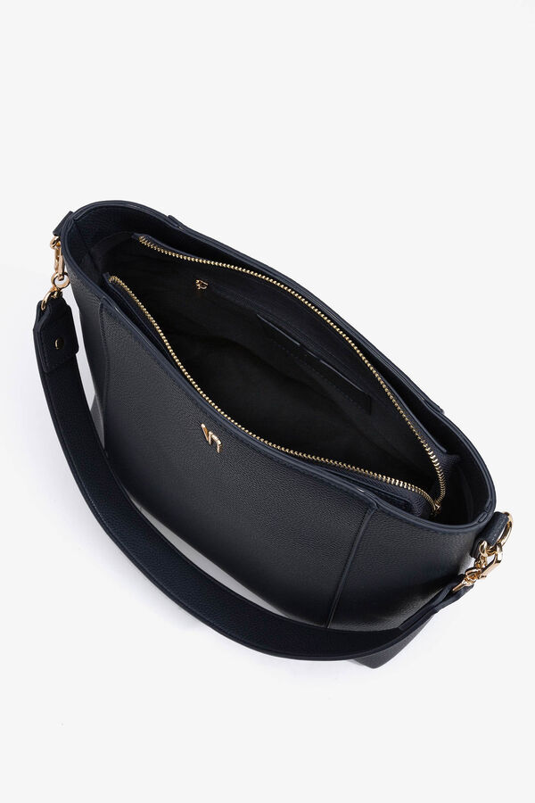 Vilanova Bolso de hombro efecto piel Azul