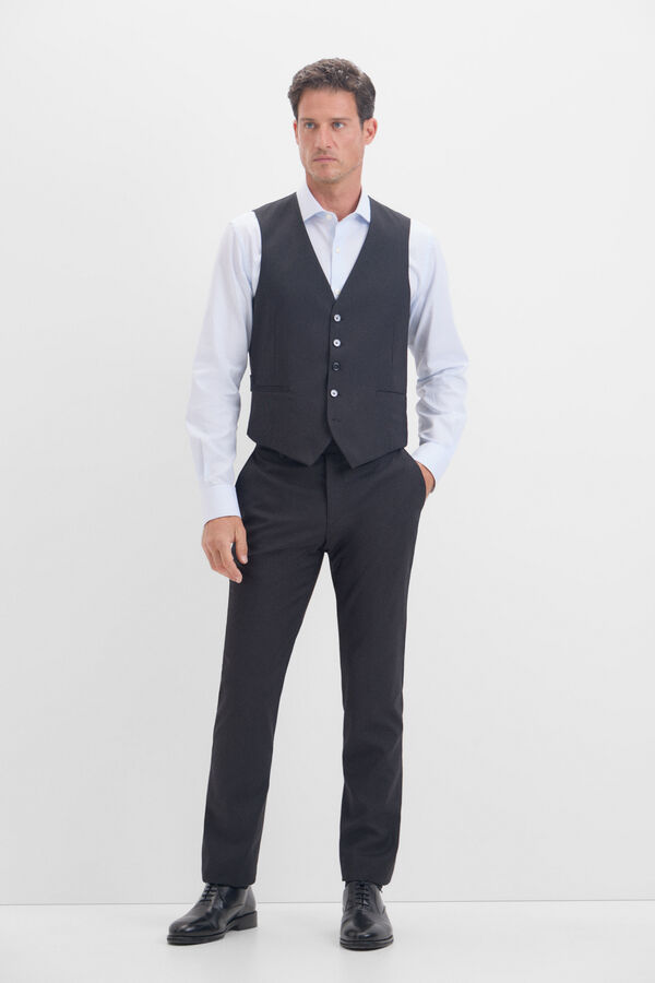 Cortefiel Chaleco serie XXI Gris