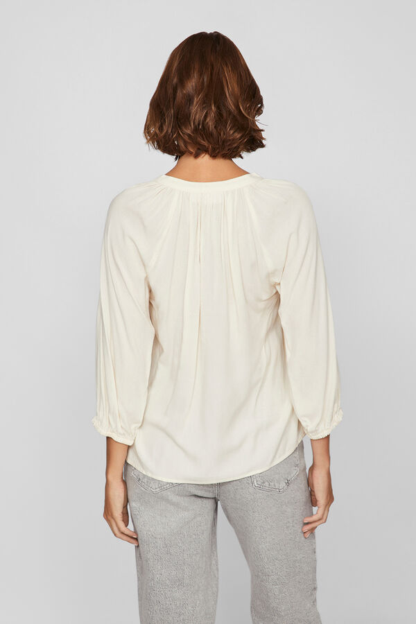 Vila Blusa manga 3/4 Gris