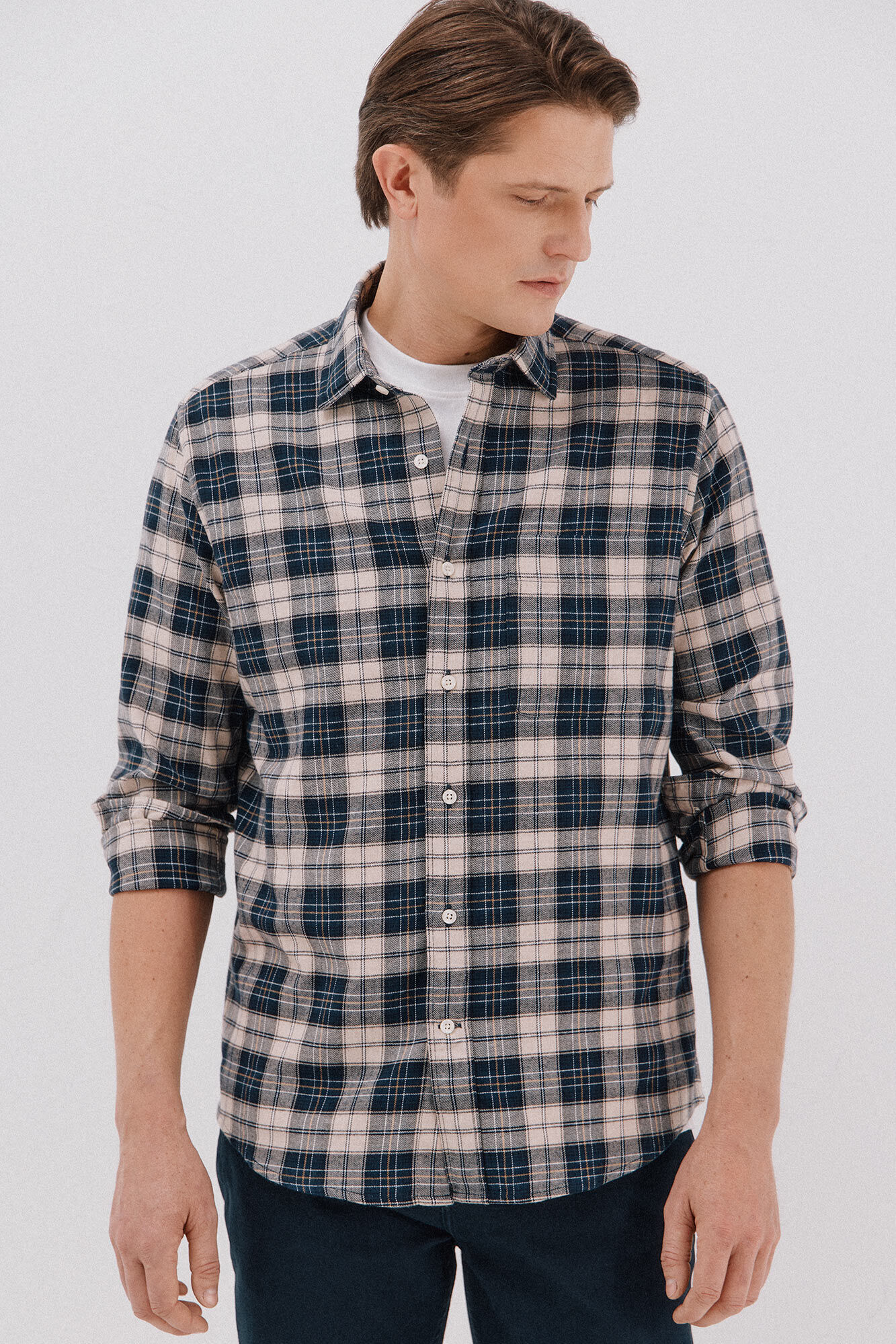 Cortefiel Camisa flanela xadrez