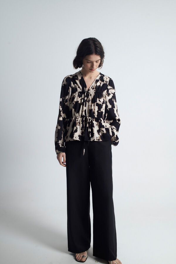 Object Top com estampado de laço Branco