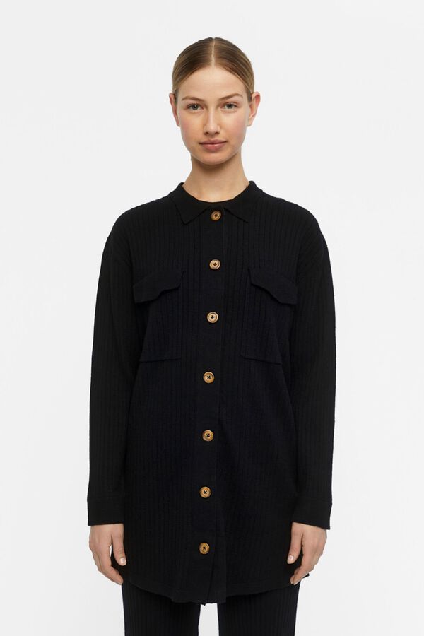 Object Total Look Cardigan Preto