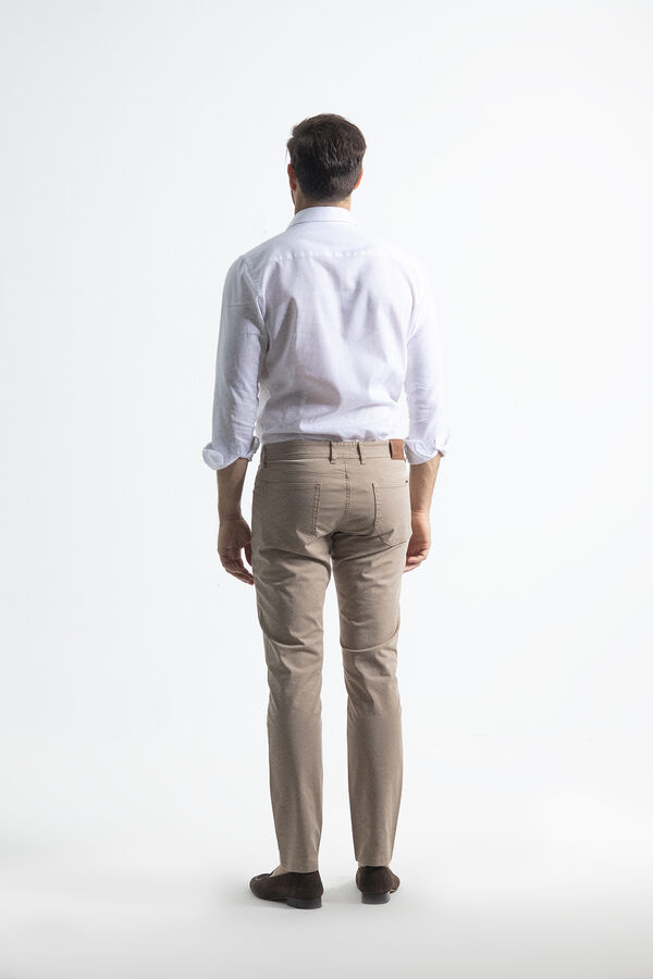 PuroEGO Pantalon chino slim Beige