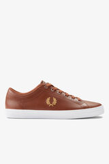 Fred Perry Zapatilla baseline leather Marr&oacute;n