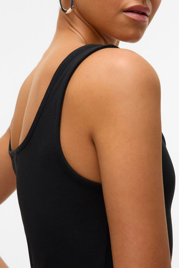 Vero Moda Vestido largo entallado Negro