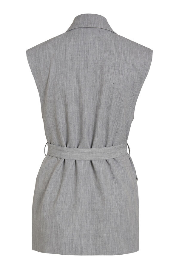 Vila Colete la&ccedil;ada Cinzento