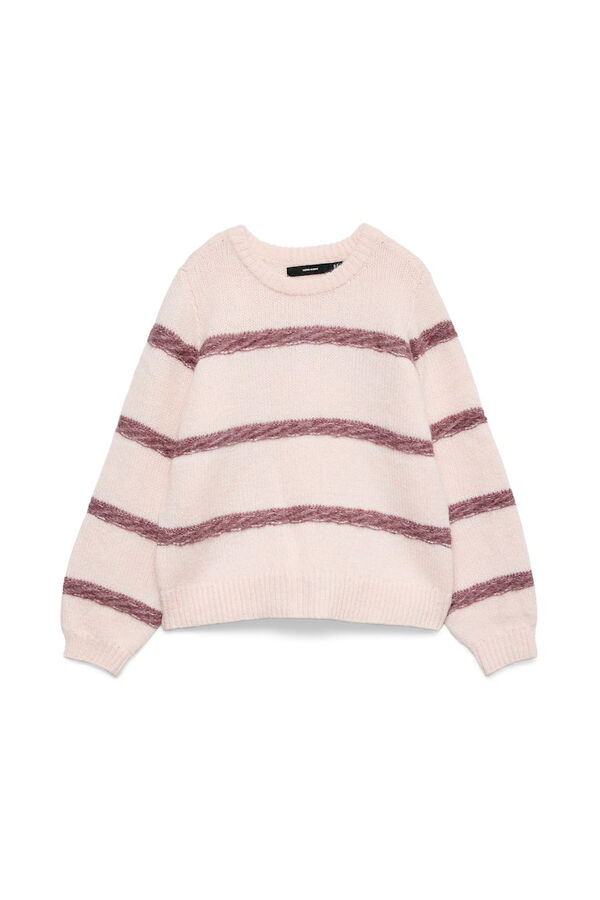 Vero Moda Jersey de punto rayas Rosa