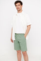 Cortefiel Bermudas chinos estampadas Verde
