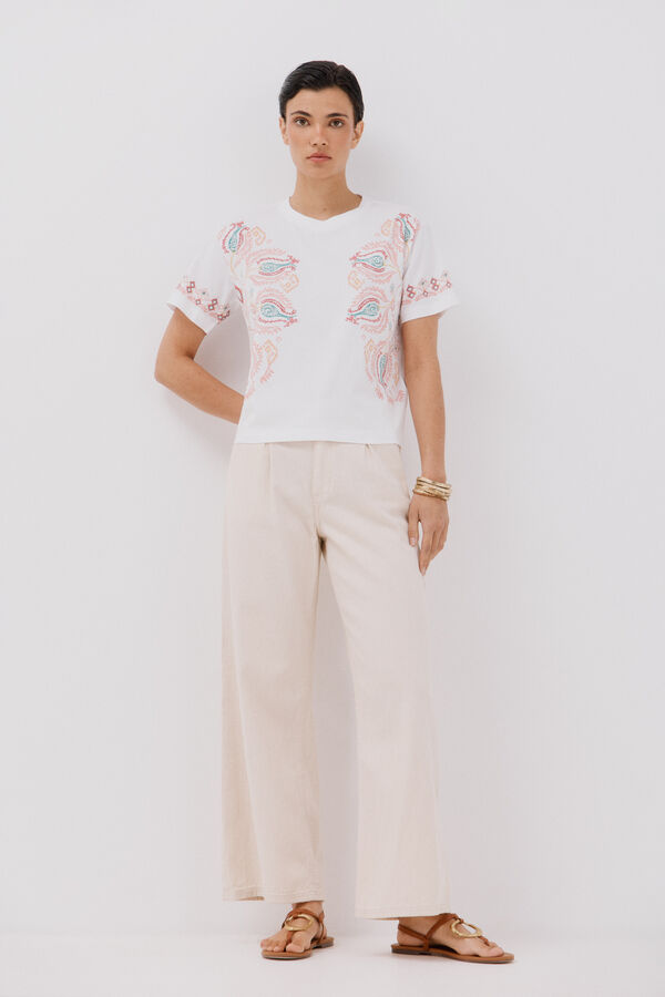 Cortefiel T-shirt estampada Multicolorido