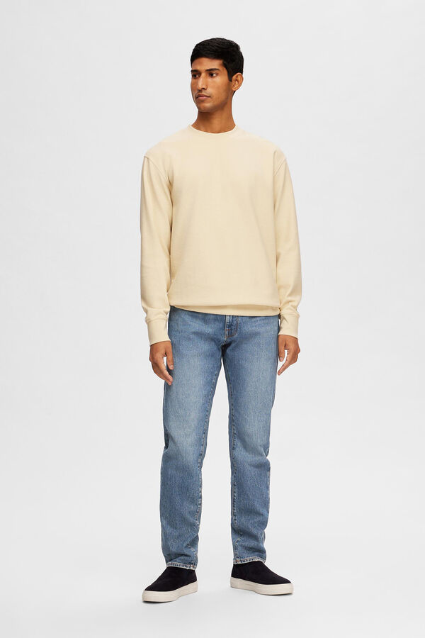 Selected Jeans Slim Fit confecionados com algodão orgânico Azul