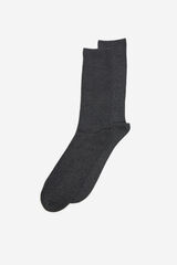Cortefiel Calcet&iacute;n liso con coolmax Gris oscuro