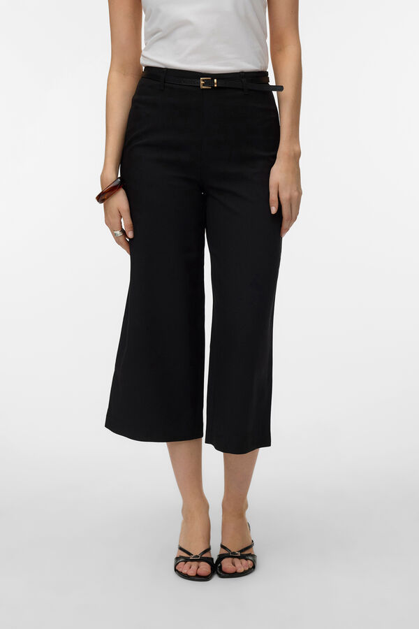 Vero Moda Cal&ccedil;a culotte de vestir Preto