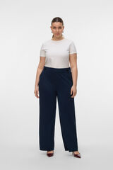Vero Moda Curve Pantal&oacute;n cintura el&aacute;stica talla grande Azul marino
