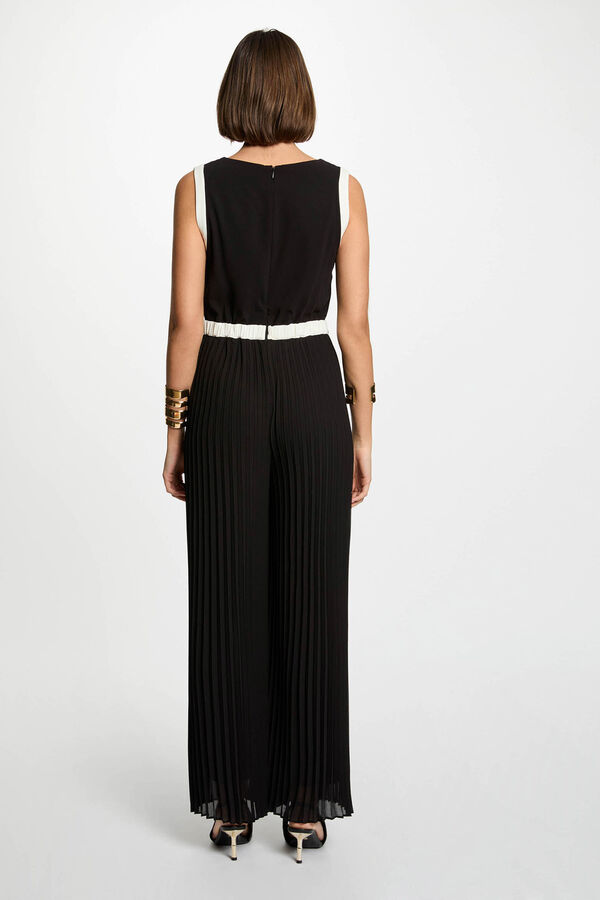 Morgan Macac&atilde;o comprido plissado Preto