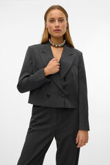 Vero Moda Blazer curto riscas Cinzento