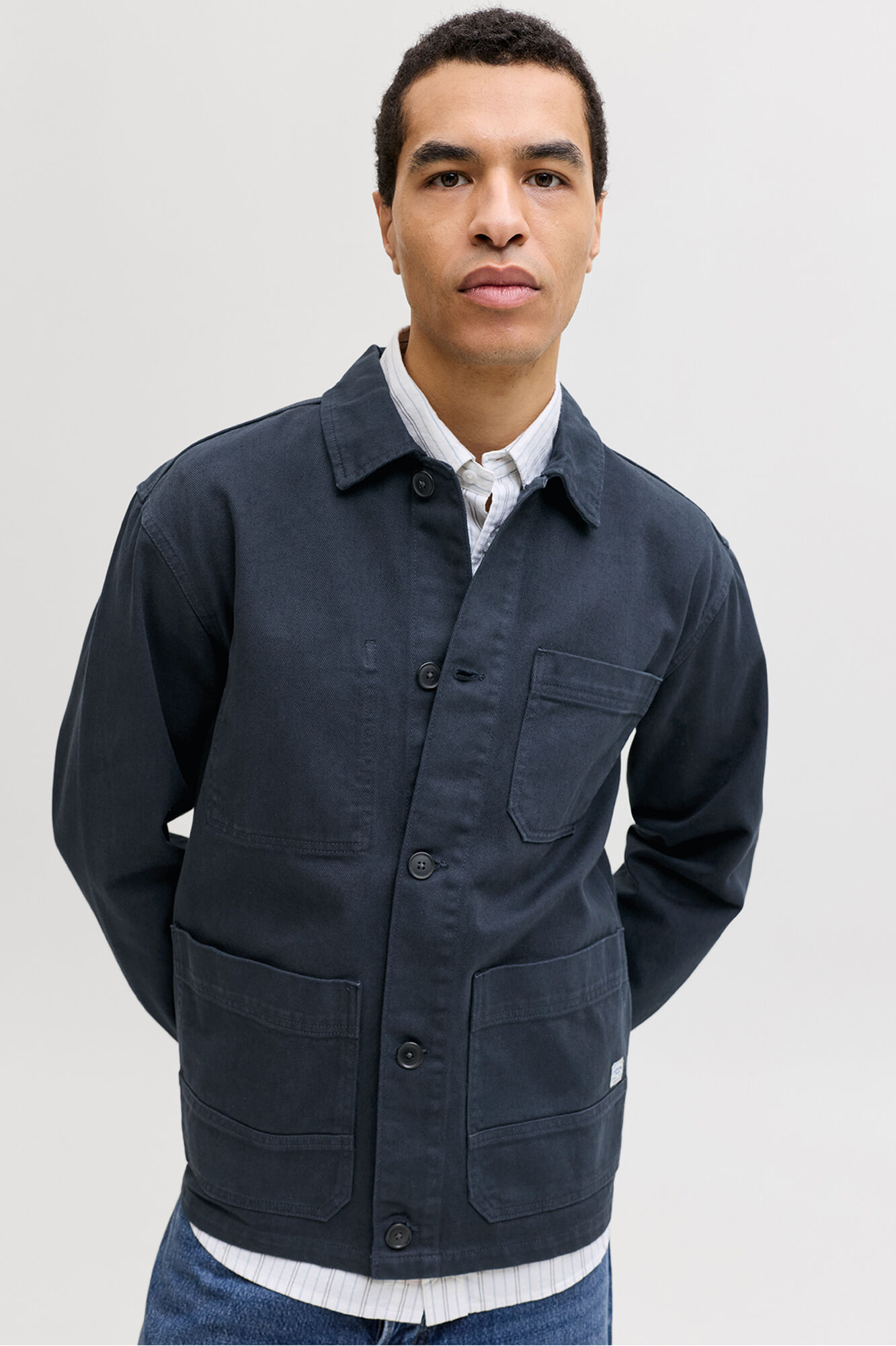 Jack & Jones Sobrecamisa b&aacute;sica manga comprida