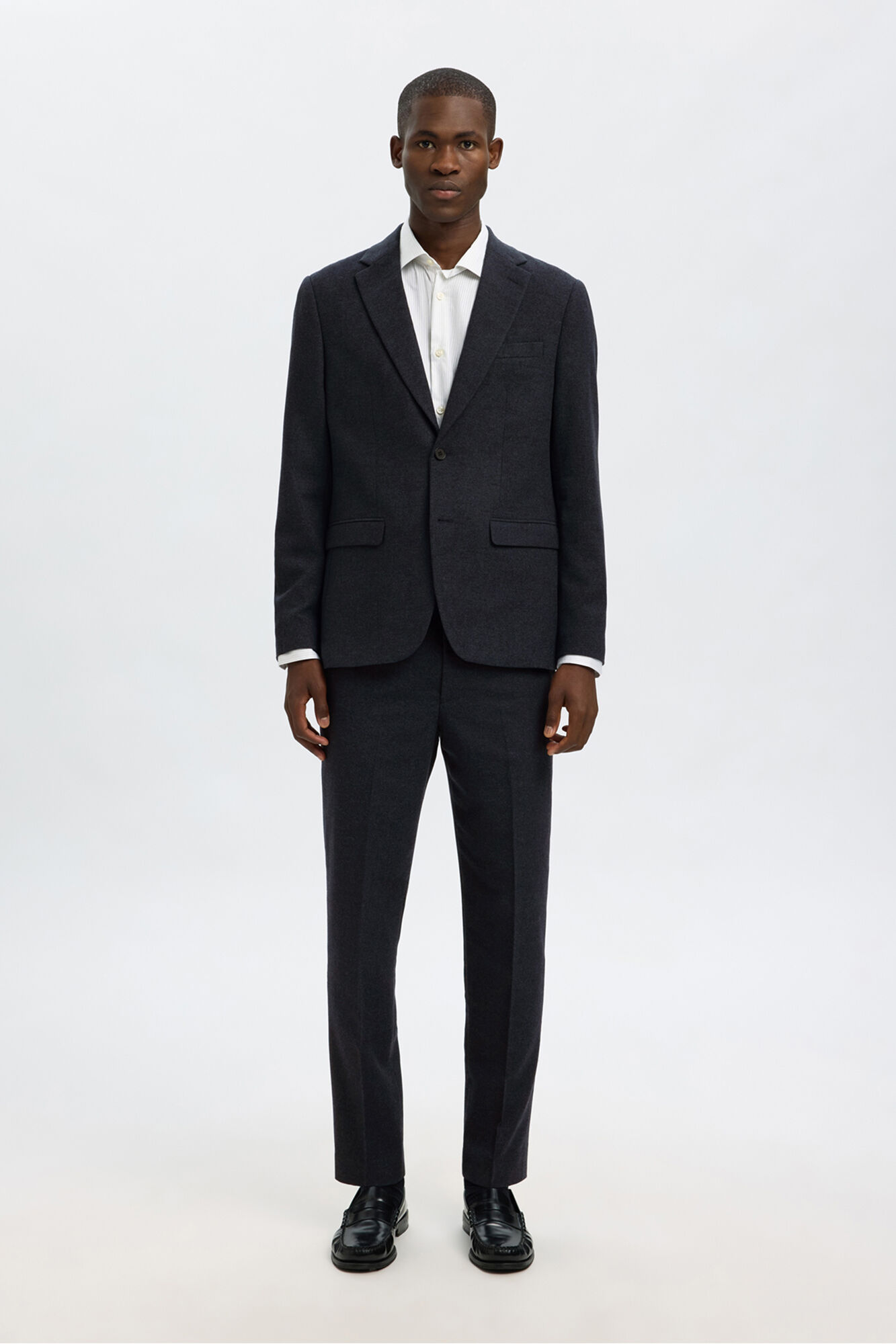 Selected Americana de lana slim fit