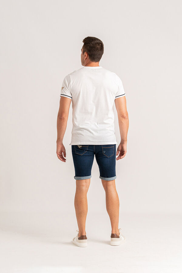 Privata Camiseta manga corta 100% algod&oacute;n Blanco