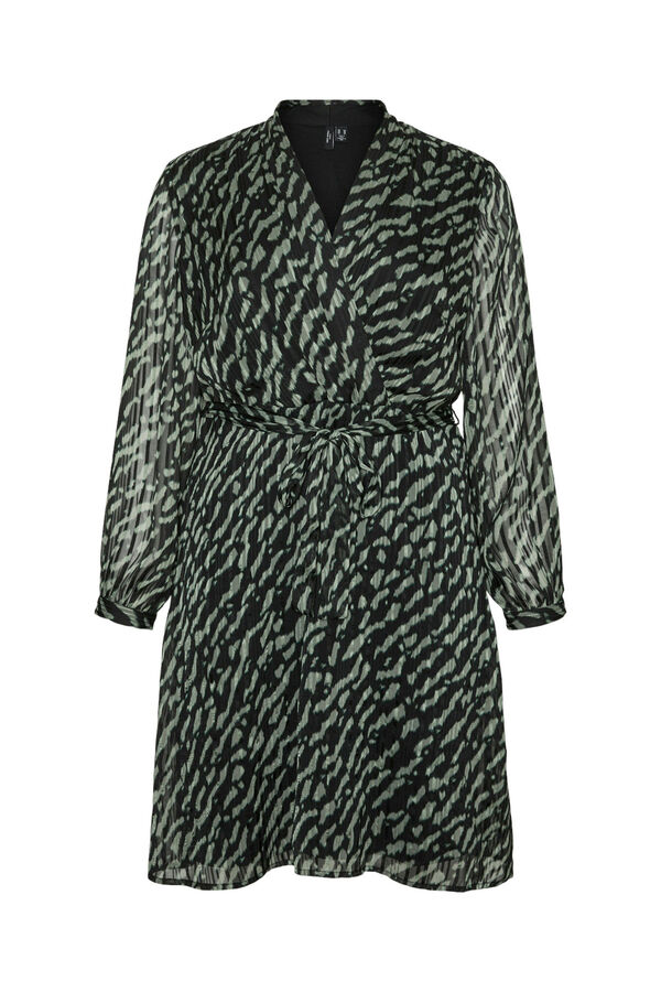 Vero Moda Curve Vestido curto plus size em chiffon  Verde