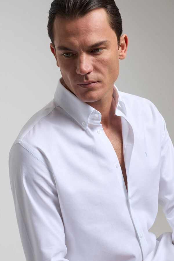 PuroEGO Camisa oxford casual Tostado