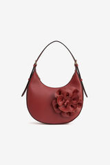 Vilanova Cartera con flor Rojo