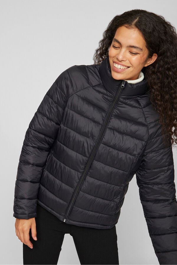 Vila Abrigo acolchado ligero Negro