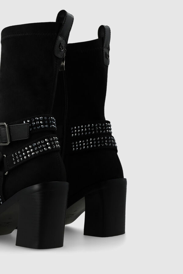 Lodi Botines con tac&oacute;n Negro