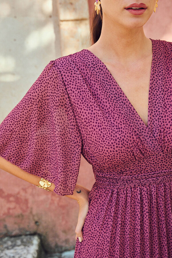 Pol&iacute;n Et Moi Vestido Largo Parina Morado