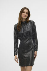 Vero Moda Vestido curto com manga comprida Cinzento