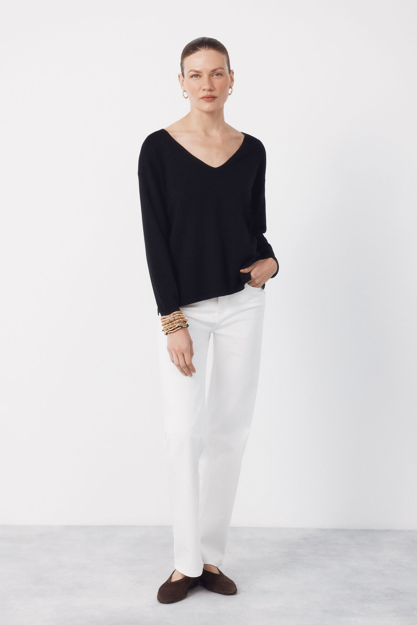 Cortefiel Jersey escote pico