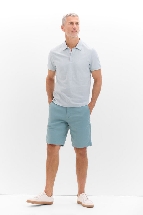 Cortefiel Bermuda chino Azul