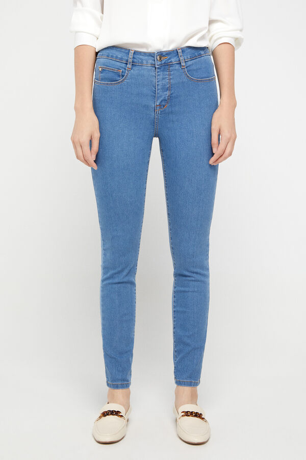 Cortefiel Jeans redutores acetinados Azul