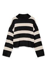 Vero Moda Jersey de punto cuello subido Negro