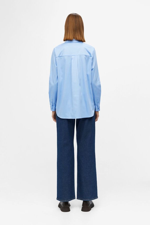 Object Camisa popelina Azul