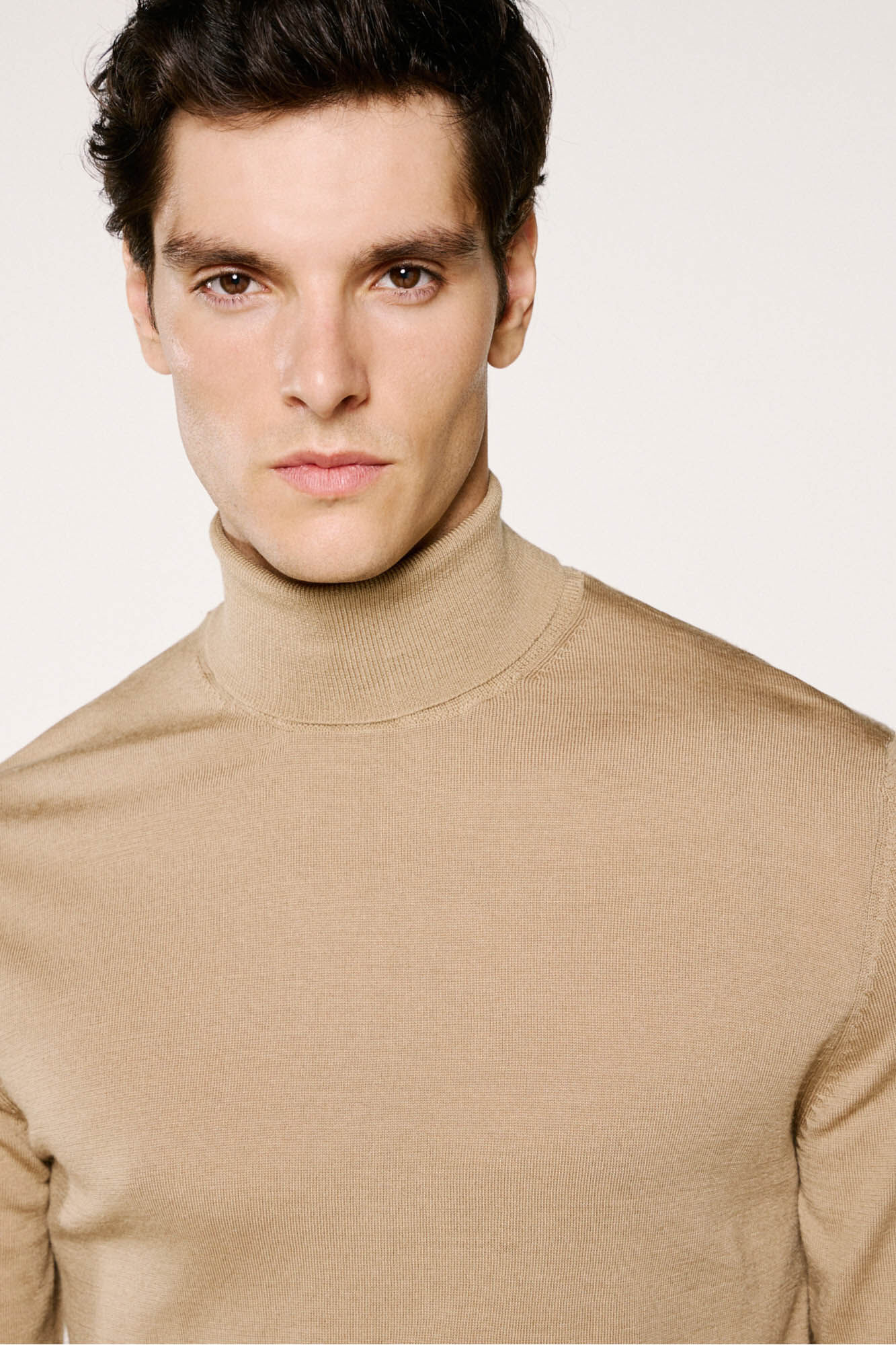Selected Camisola de gola alta 100% l&atilde; merino