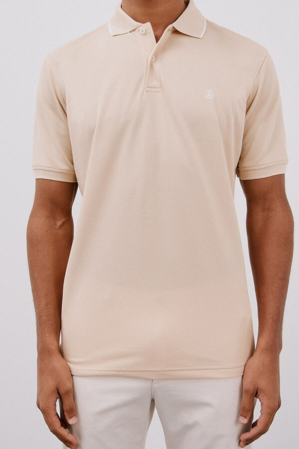 Cortefiel Polo coolmax&reg; Beige
