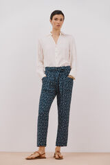 Cortefiel Cal&ccedil;as fluidas cinto Azul