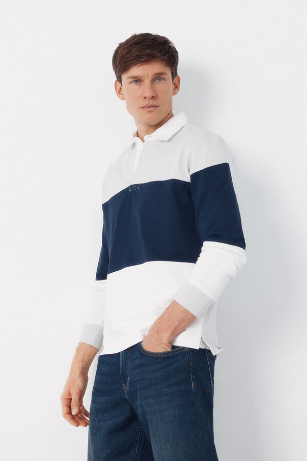 Cortefiel Polo rugby  Branco