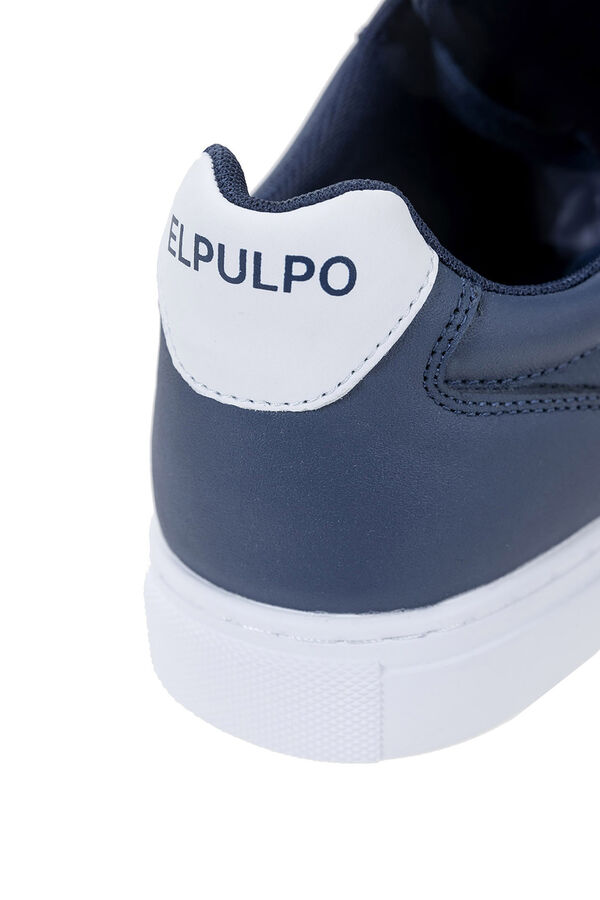 elPulpo Zapatilla casual bandera lateral Azul marino