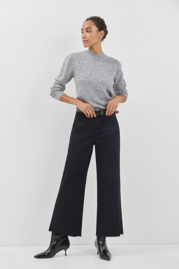 Cortefiel Camisola gola alta Cinzento