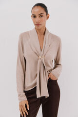 Cortefiel Arco de Jersey Tostado