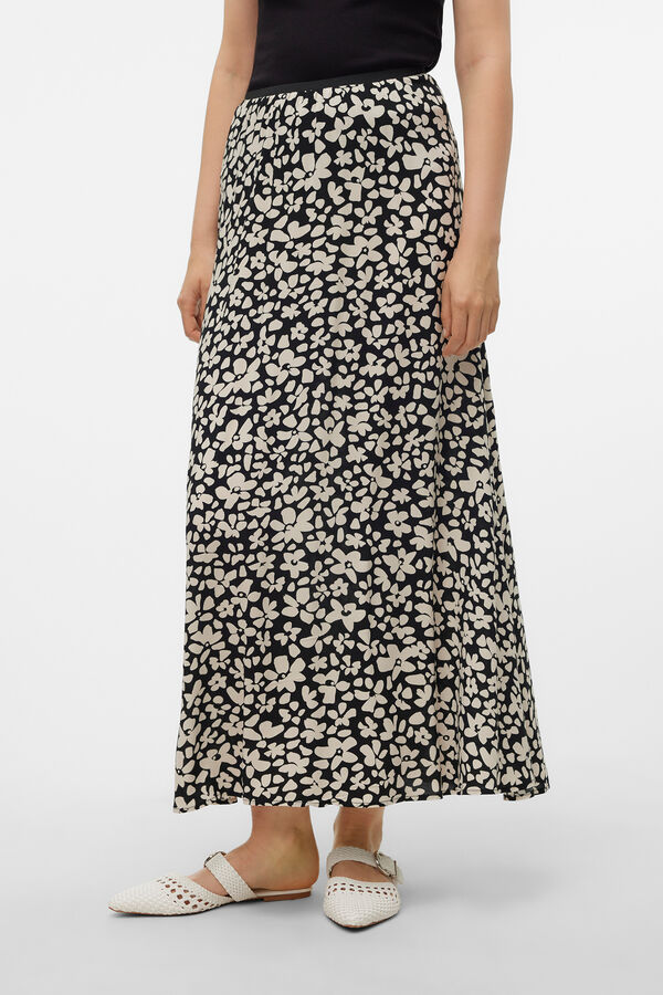 Vero Moda Falda larga fluida Negro