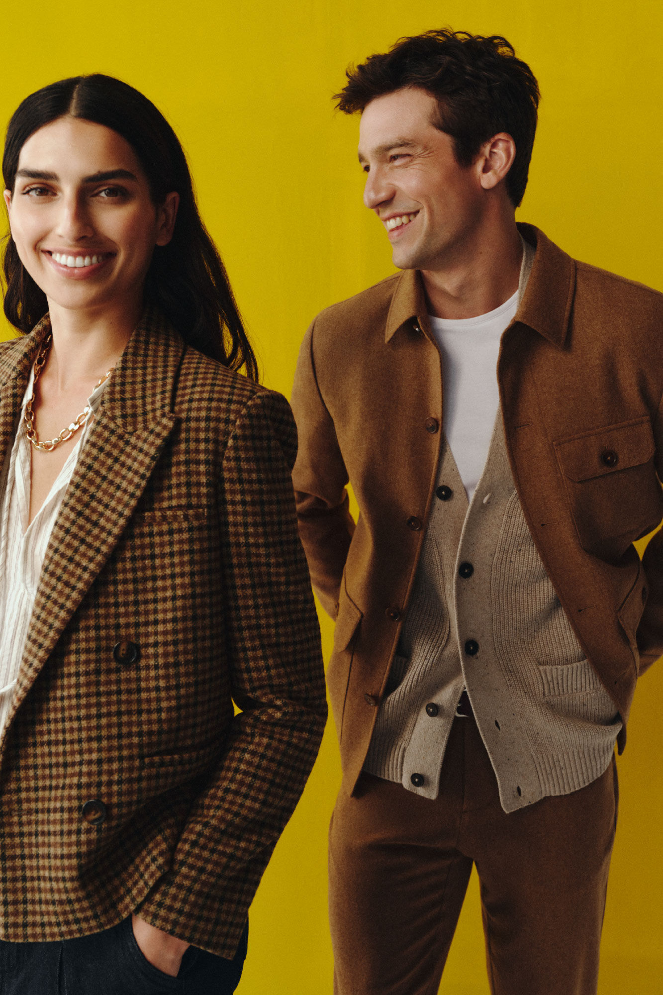 Cortefiel Cardigan de algod&atilde;o com malha perolada