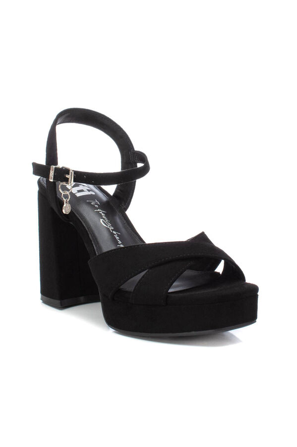 XTI Sandalia se&ntilde;ora antelina Negro