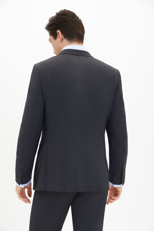 Cortefiel Americana lisa coolmax&reg; Gris oscuro