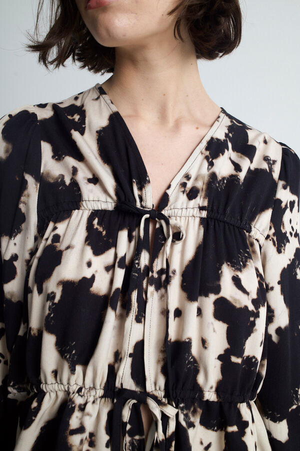 Object Top com estampado de laço Branco